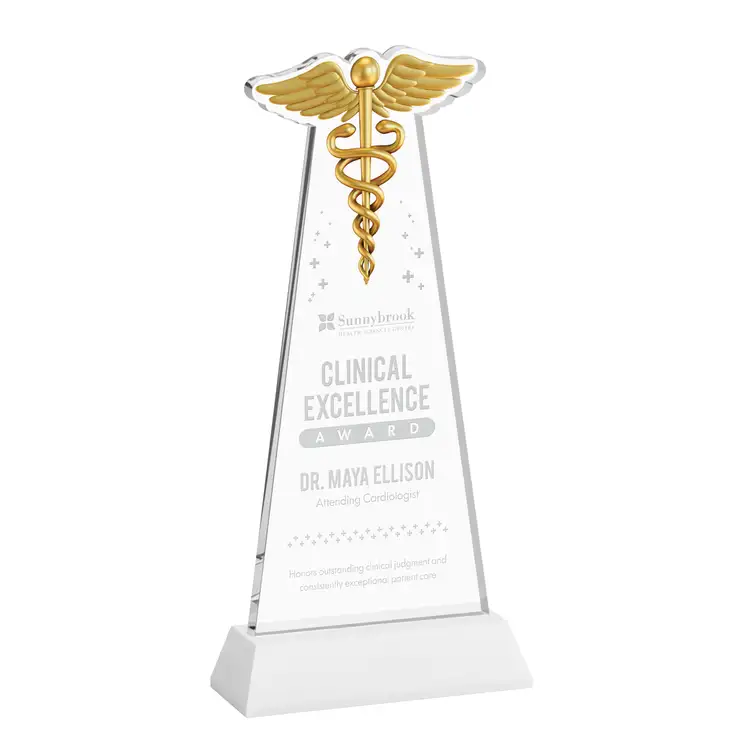 Trophée Caduceus sur socle Hartford - Gravure #40