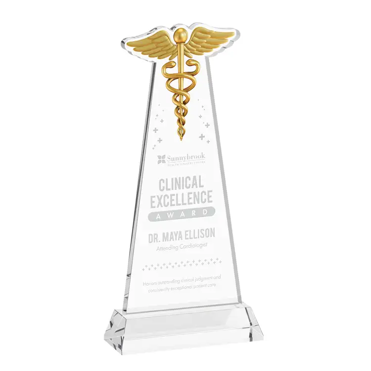 Trophée Caduceus sur socle Hartford - Gravure #41