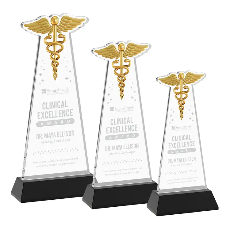 Trophée Caduceus sur socle Hartford - Gravure #5