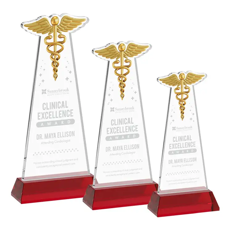 Trophée Caduceus sur socle Hartford - Gravure #8