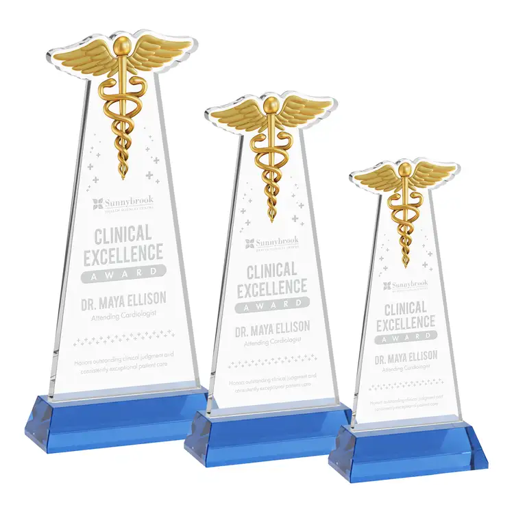 Trophée Caduceus sur socle Hartford - Gravure #9