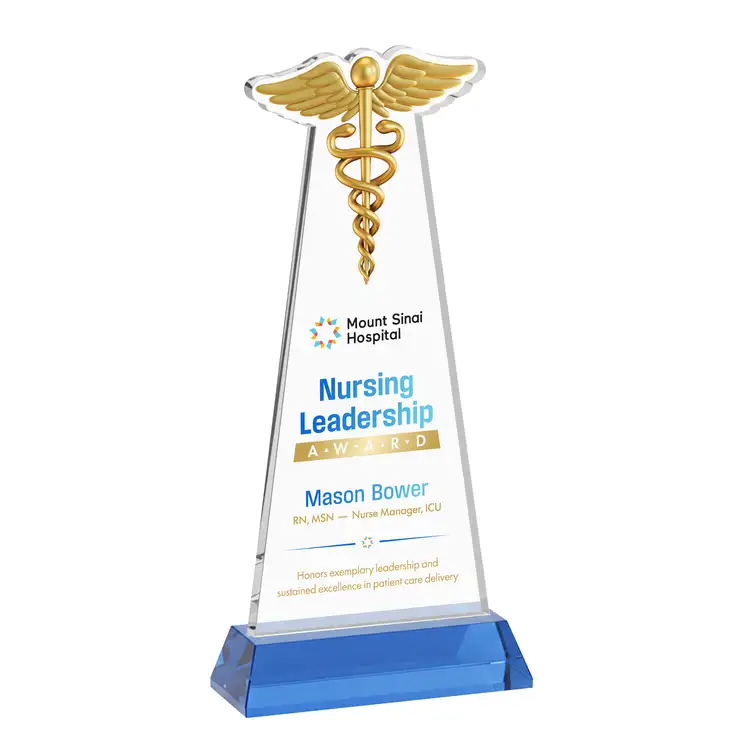 Trophée Caduceus sur socle Hartford - Impression multicolore #39