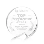 Trophée Callaway rond en cristal optique