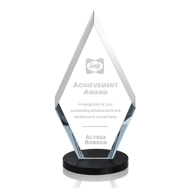 Cancun Award - Starfire Crystal - Engraved #5