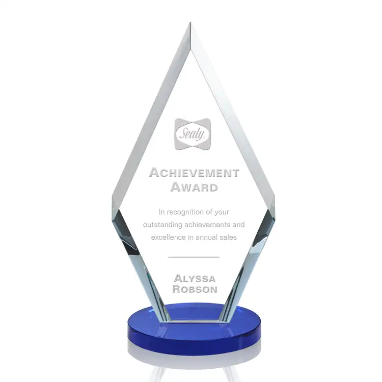 Cancun Award - Starfire Crystal - Engraved #6