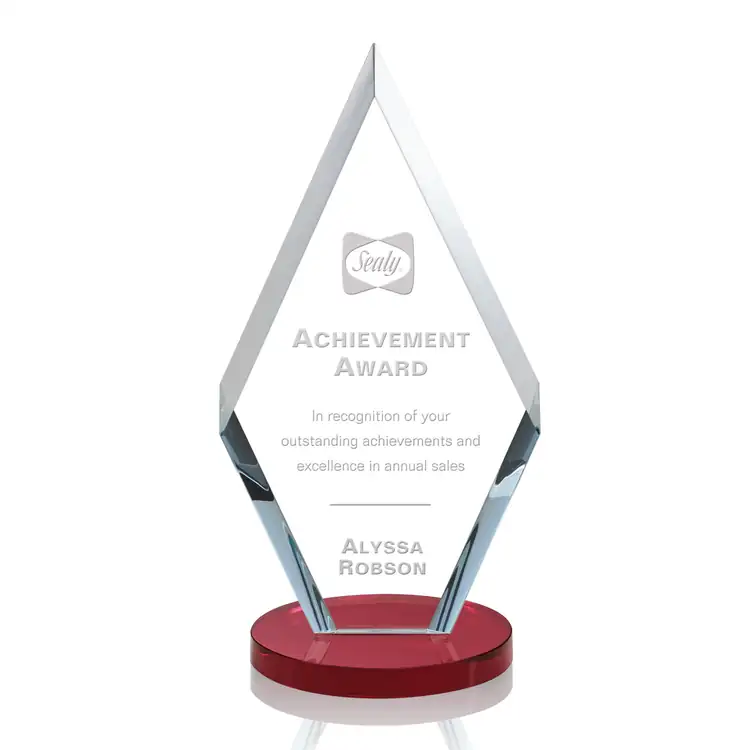 Cancun Award - Starfire Crystal - Engraved #7