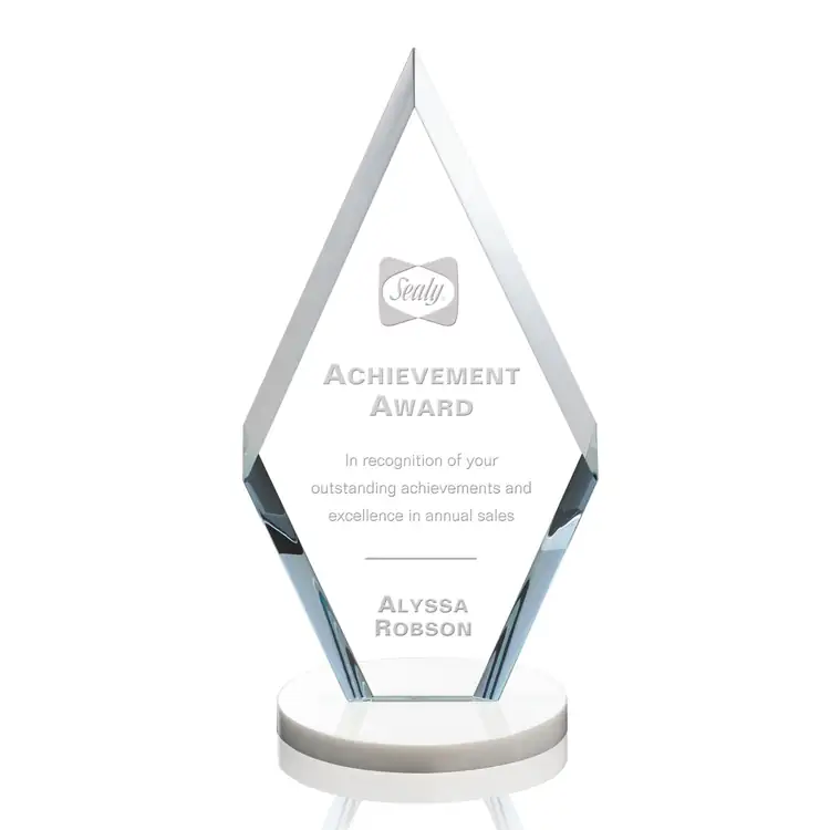 Cancun Award - Starfire Crystal - Engraved #8