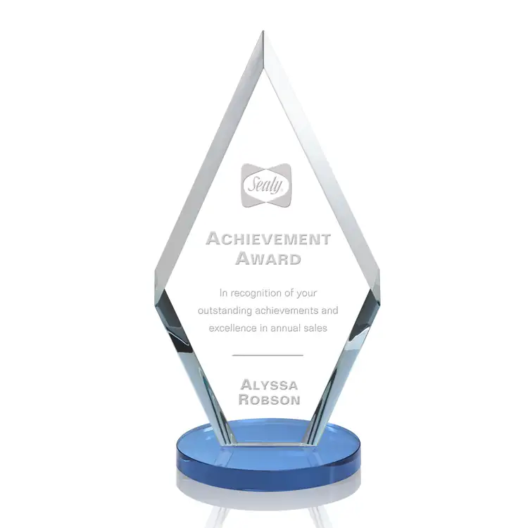 Cancun Award - Starfire Crystal - Engraved #9