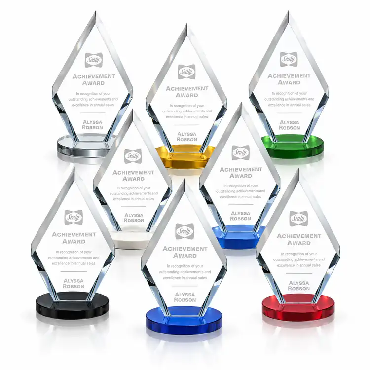 Cancun Award - Starfire Crystal - Engraved