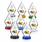 Trophée Cancun en cristal Starfire - Multicolore