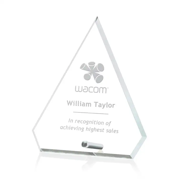 Cantebury Starfire Crystal Award - Diamond - Deep Etch #3
