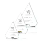 Trophée Cantebury en cristal Starfire - Diamant - Gravure