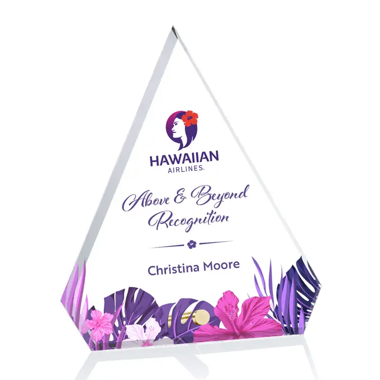 Trophée Cantebury en cristal Starfire - Diamant - Multicolore #2