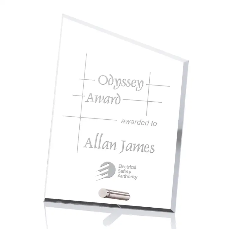 Cantebury Starfire Crystal Award - Peak - Deep Etch #3