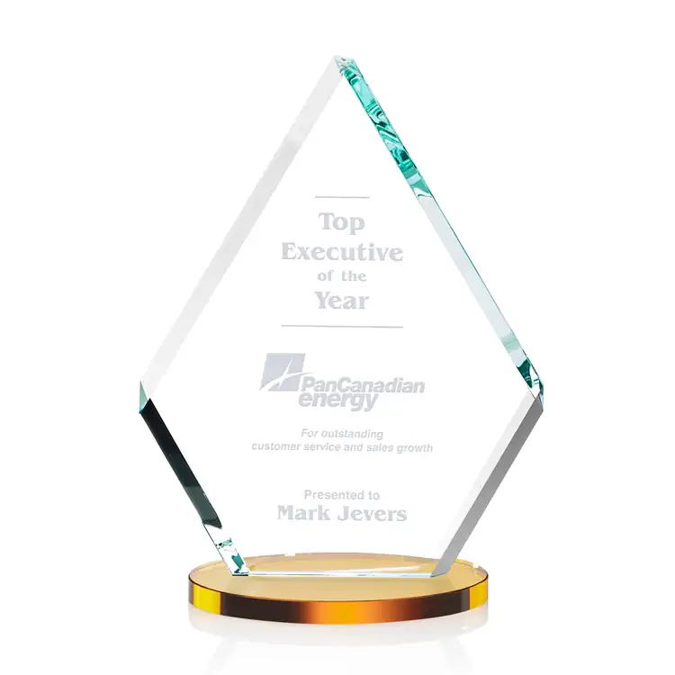 Canton Award - Starfire Crystal - Engraved #2