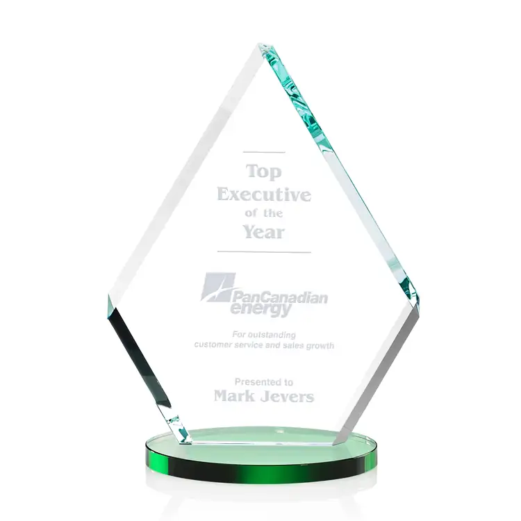 Canton Award - Starfire Crystal - Engraved #3