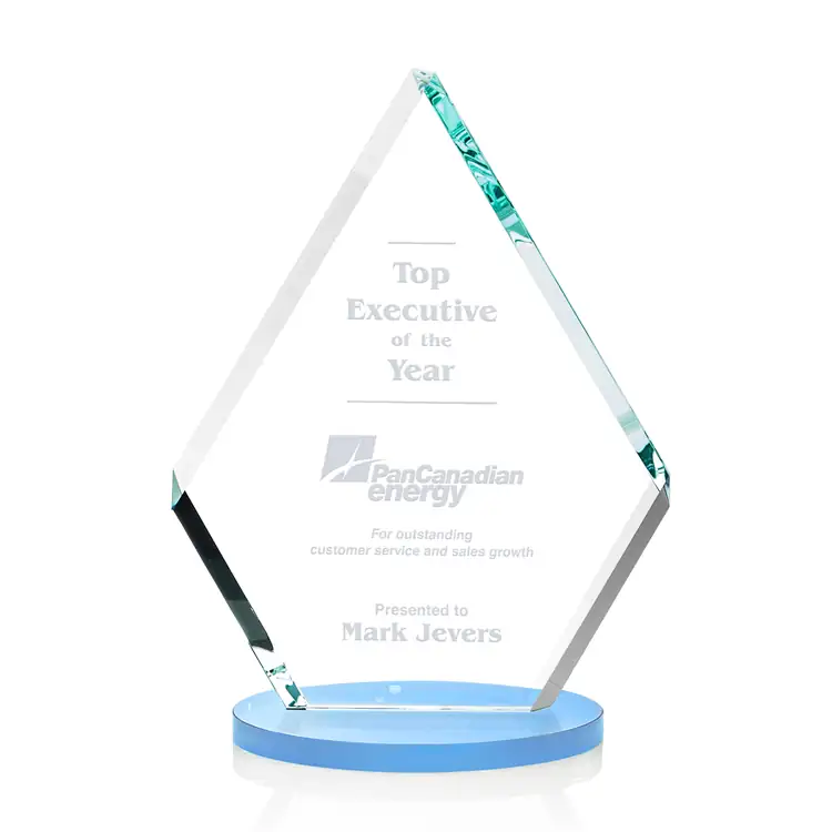 Canton Award - Starfire Crystal - Engraved #8