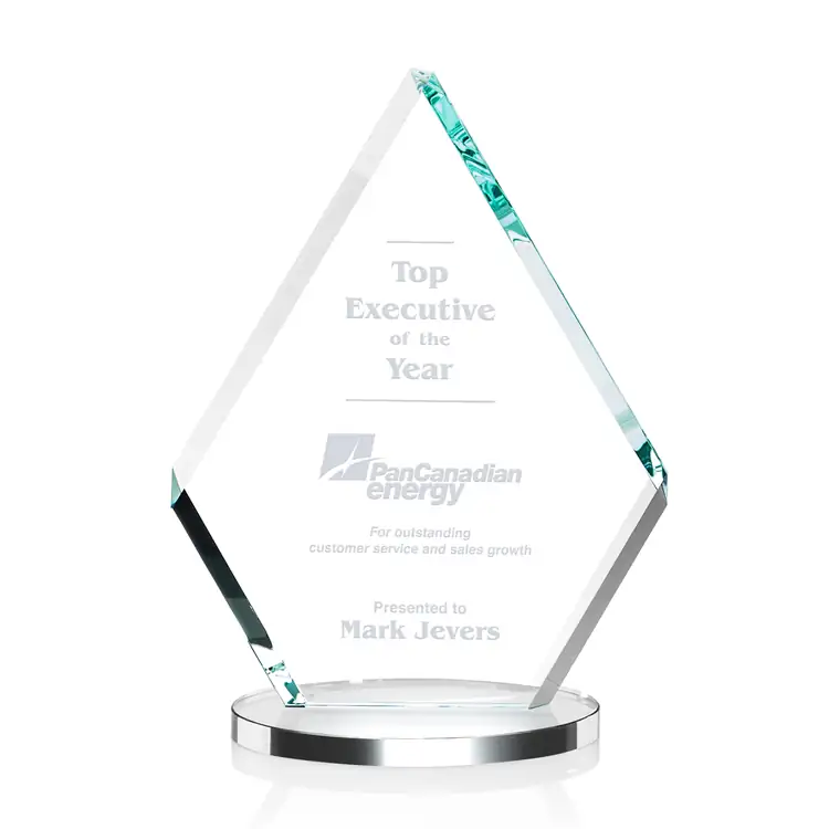 Canton Award - Starfire Crystal - Engraved #9