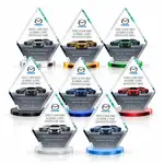 Trophée Canton en cristal Starfire - Multicolore