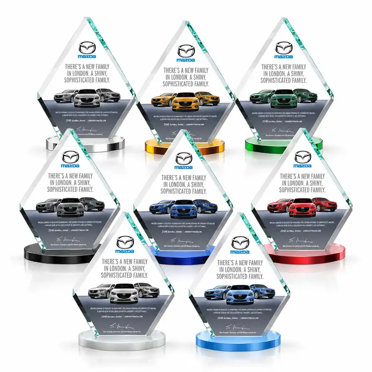 Canton Award - Starfire Crystal - Multicolor