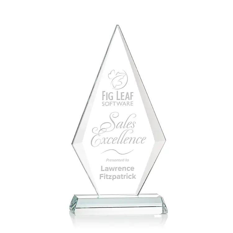 Capricia Starfire Crystal Award - Deep Etch #3