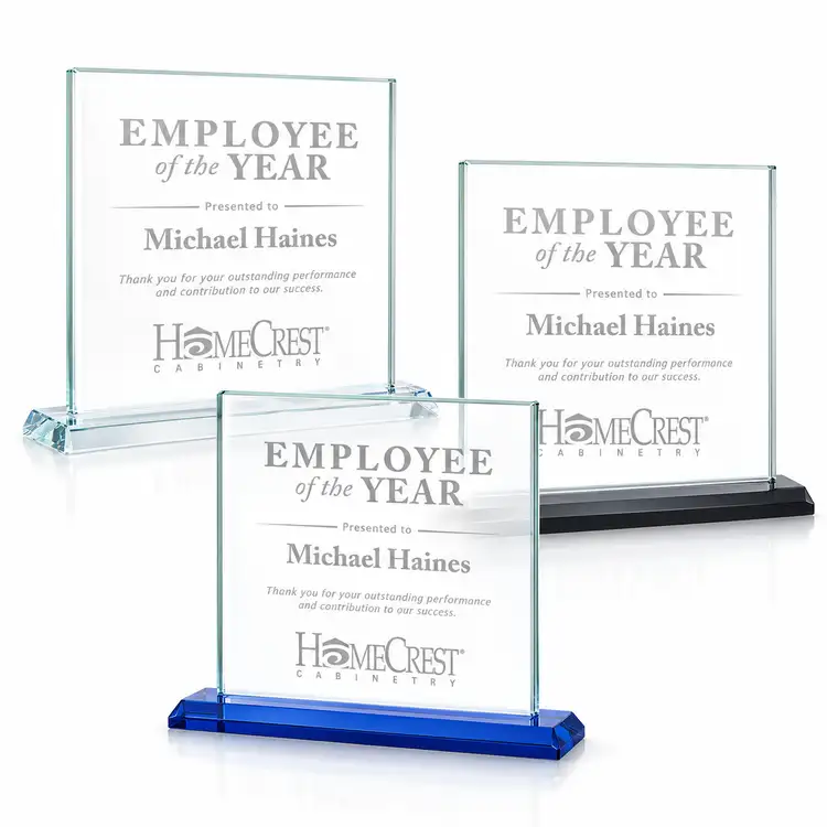 Cardiff Award - Starfire Crystal - Engraved