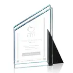 Trophée Caswell en verre Starfire et granit