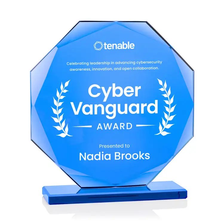 Cavendale Award - Starfire Crystal - Imprinted