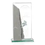Trophée Challenge Prestige Glass en cristal Starfire et grès