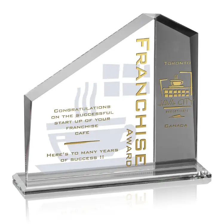 Chamberlain Starfire and Coloured Crystal Award #3