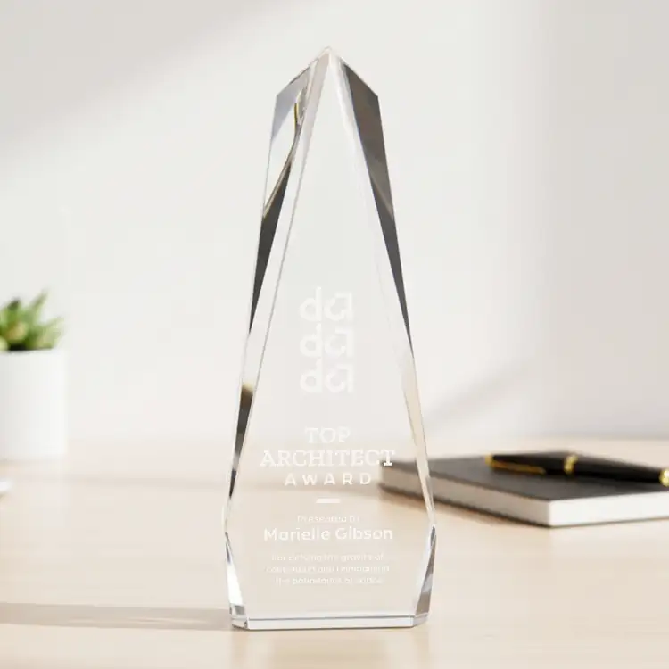 Trophée Cheswick en cristal optique - Gravure #6