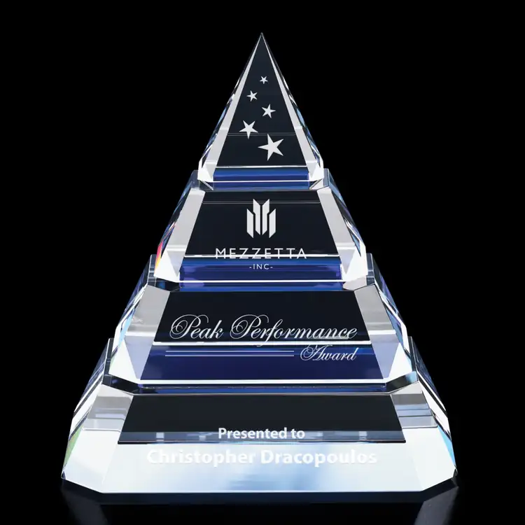 Trophée Citadel en cristal optique