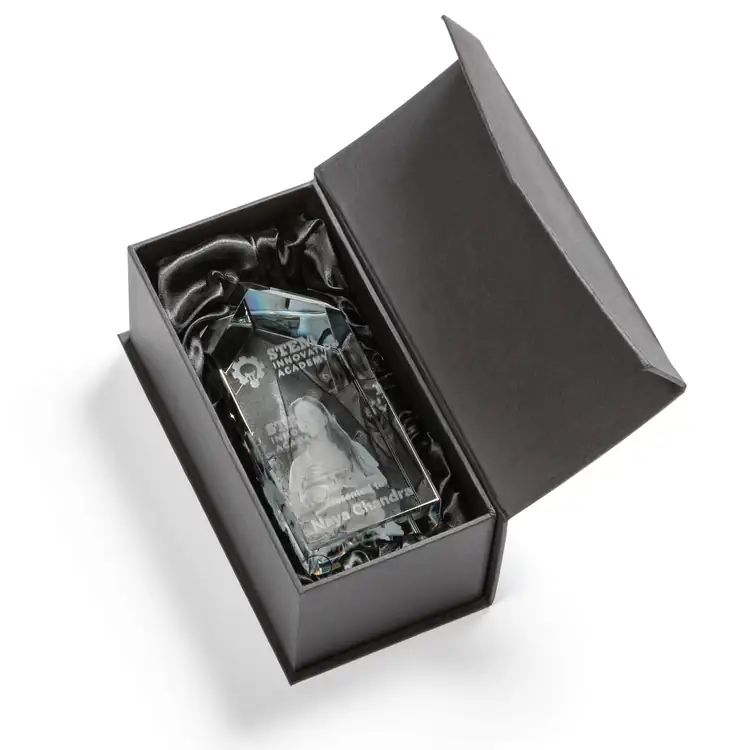 Clarington Optical Crystal Tower Award - Multicolor #5