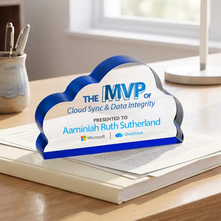 Cloud 9 Acrylic Award - Cloud - Multicolor #5