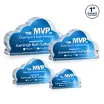 Trophée Cloud 9 en acrylique - Nuage - Multicolore recto verso