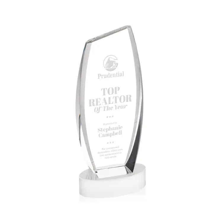 Colorado Optical Crystal Award on Alberton Base - Deep Etch #26
