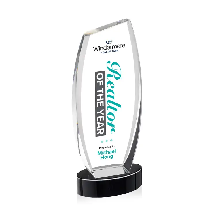 Colorado Optical Crystal Award on Alberton Base - Multicolor #15