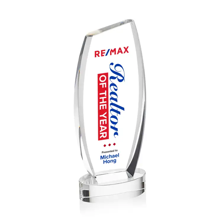 Colorado Optical Crystal Award on Alberton Base - Multicolor #3