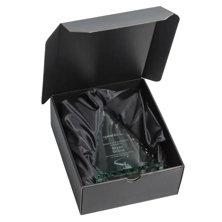 Conquest Jade Glass Award - Deep Etch #2