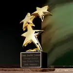 Trophée Constellation sur socle en marbre