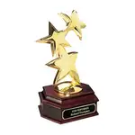 Trophée Constellation sur socle en noyer