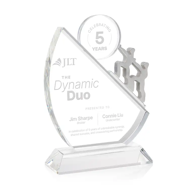 Cooperation Optical Crystal and Aluminum Award