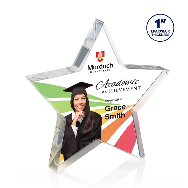 Copeland Acrylic Award - Star - Multicolor #2