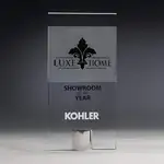 Trophée Criterion Rectangle R.S. Owens en cristal Starfire