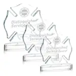 Maltese Cross Award on Alberton Base - Deep Etch