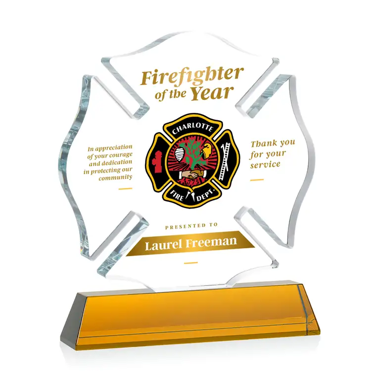 Maltese Cross Award on Newhaven Base - Multicolor #12