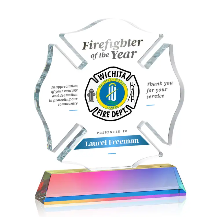 Maltese Cross Award on Newhaven Base - Multicolor #17