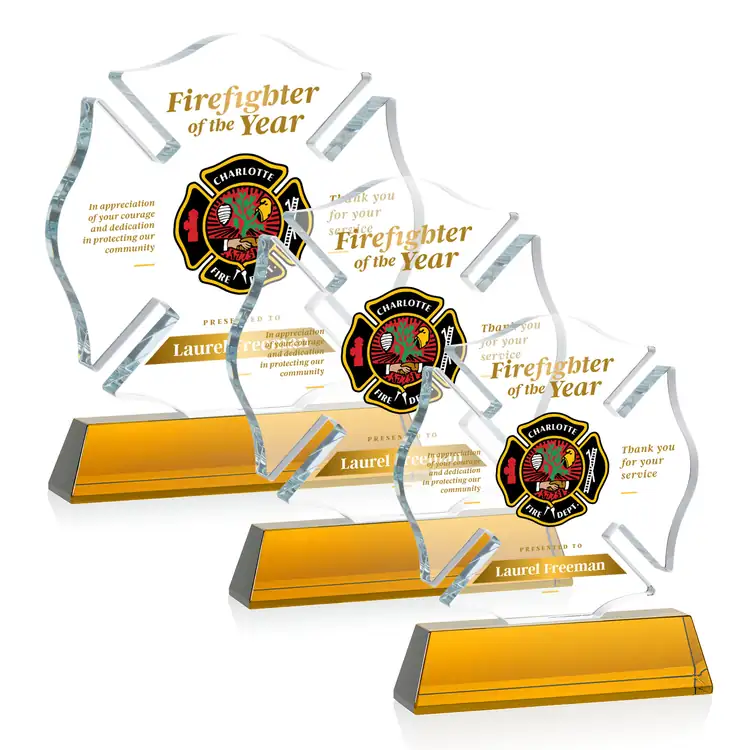 Maltese Cross Award on Newhaven Base - Multicolor #2