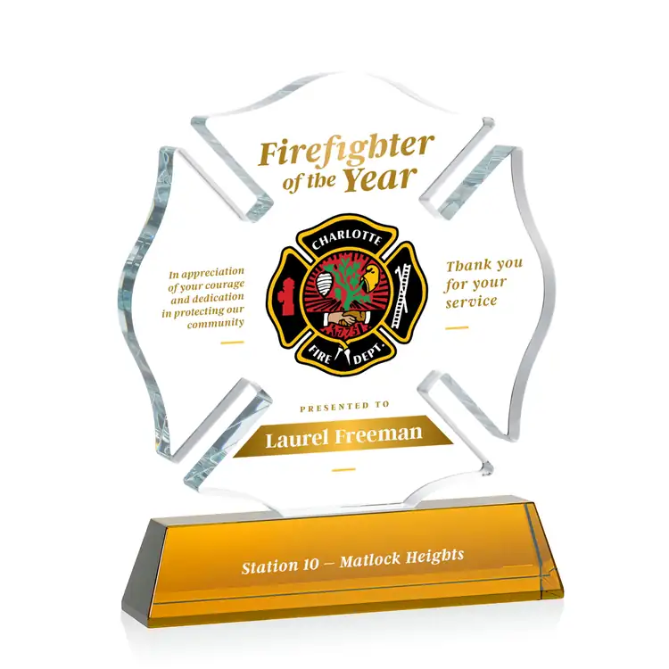 Maltese Cross Award on Newhaven Base - Multicolor #22