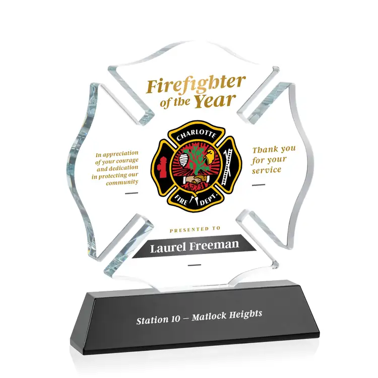 Maltese Cross Award on Newhaven Base - Multicolor #25